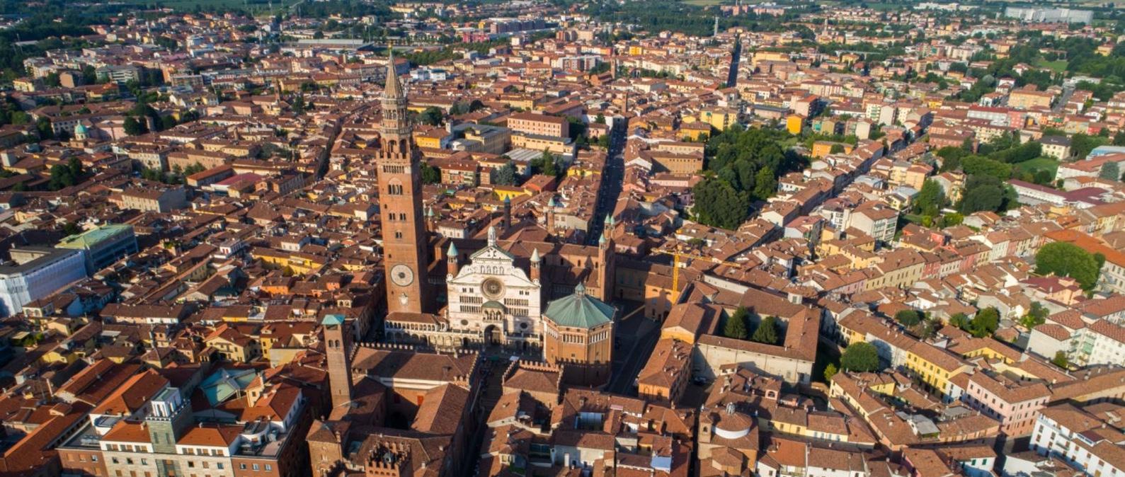 Veduta aerea di Cremona